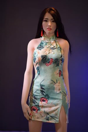 Chinese Black Hair Fantasy Lifelike Sex Doll Tess 165cm ( Silicone Head)