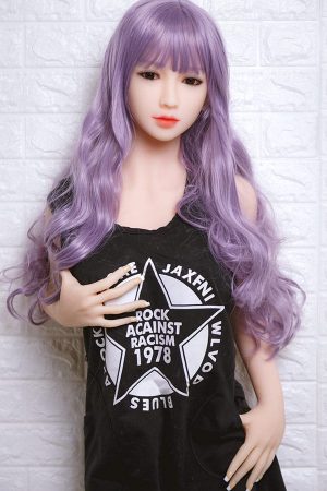 Asian Purple Haired Big Tits Realistic Sex Doll Annalee 158cm