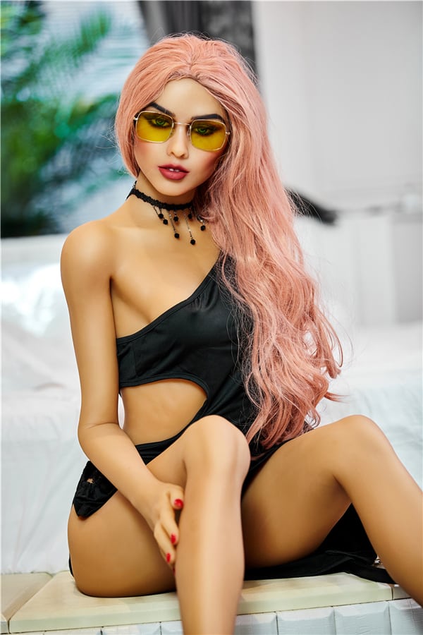 Top TPE Full Size Red Hair Fashion Young Sex Doll Ada 165cm
