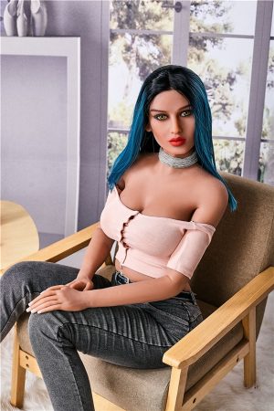 Full Size Big Ass Blue Hair Fashion Female Sex Doll Amalia 169cm