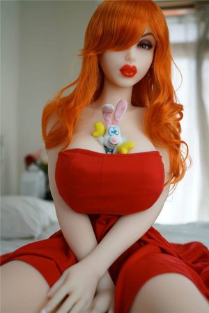 Realistic Lifelike Sexy Redhead Manga Anime Sex Doll Jessica Rabbit 150cm