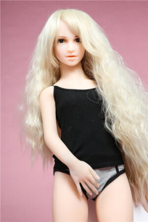 52in(132cm) Realistic Inexpensive Blonde Flat Chested Sex Doll Annie