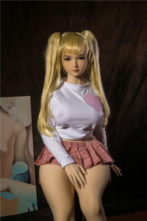 Size Cute BBW Chubby Blonde Sex Doll Averie 155cm