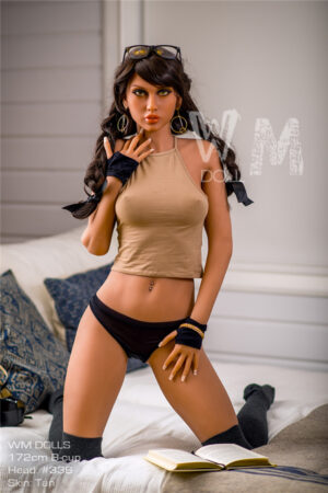 High-end TPE Sexy Plump Tanned Skin Love Doll Madelynn 172cm
