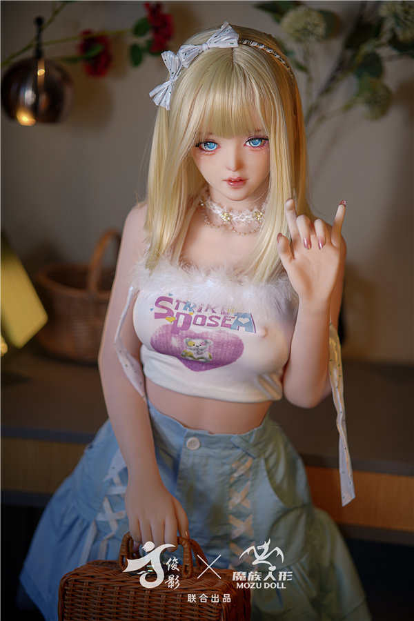 Cute Blonde Sex TPE Doll Siena 145cm (Free Doll Same Clothes)