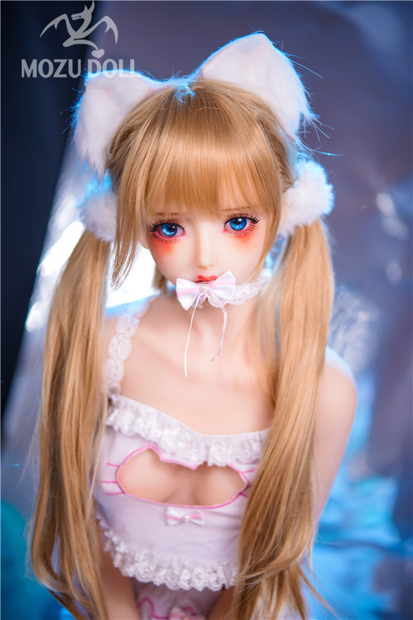 Super Cute Blonde Anime Sex Doll Aubrie 145cm (Free Doll Same Clothes)