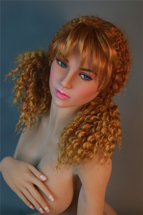 Most Realistic Blonde Curls Sex Doll Adriana 146cm
