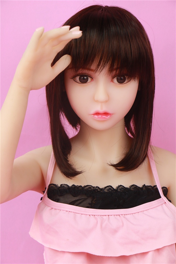 Lifelike Short Hair Japanese Sex Doll Alexandria 100cm