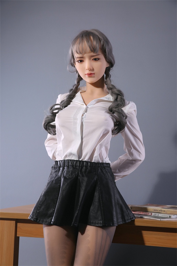 Life-Size Young Grey Hair Japanese Sex Doll Katie 168cm