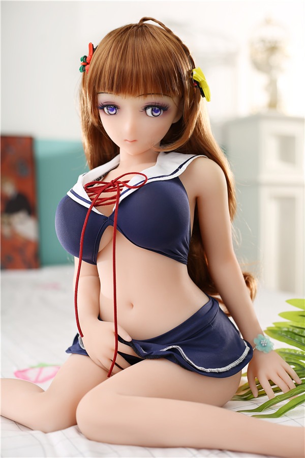 Busty Anime Mini Sex Doll Naomi 80cm