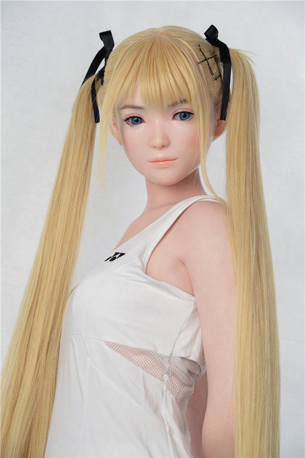 Lifelike Blonde A Cup Anime Sex Doll Cadence 147cm ( Silicone )