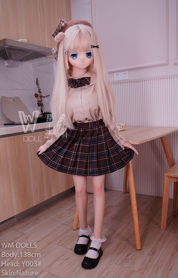 Cute Blonde Mini Anime Sex Doll Jayleen 138cm