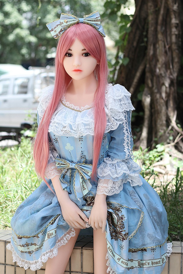Pink Hair Lolita Sex Doll Hallie 140cm