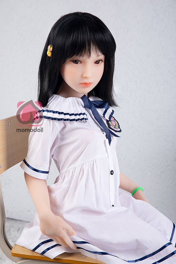 Black Hair Flat Chested Sex Doll Yareli 128cm