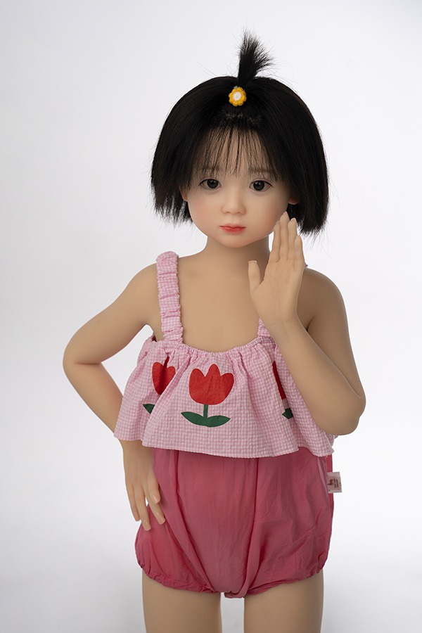 Surreal Flat Chested Mini Sex Doll Sevyn 100cm (Silicone Head)