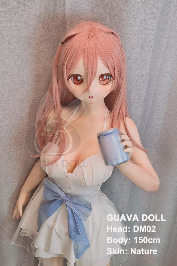Pretty Pink Hair Anime Sex Doll Nia 150cm
