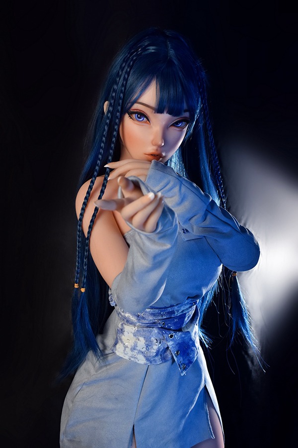 Mysterious Fantasy Blue Hair Cartoon Sex Doll Fiona 148cm