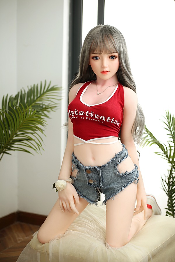 Fair Skin Asian Korean Sex Doll Harlow 145cm ( Silicone Head )