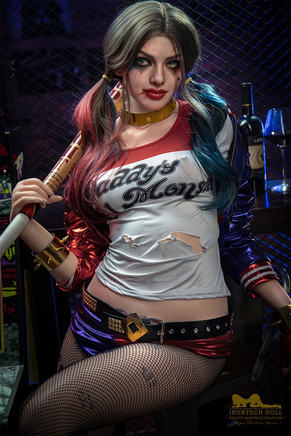 Cosplay Fantasy Sex Doll Harley Quinn 166cm