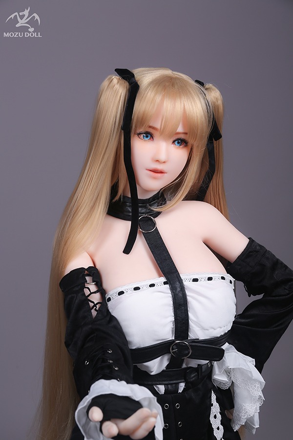 Golden Twintail Maid Sex Doll Marie Rose 145cm (Free Doll Same Clothes)