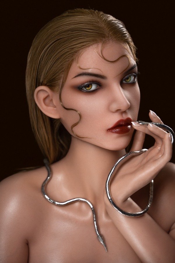 Sex Doll Silicone Head M4 Francesca (Movable Jaw With Oral Structure)