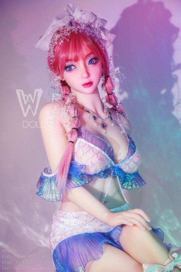 2023 New Beautiful Pink Hair Sex Doll Emory 158cm