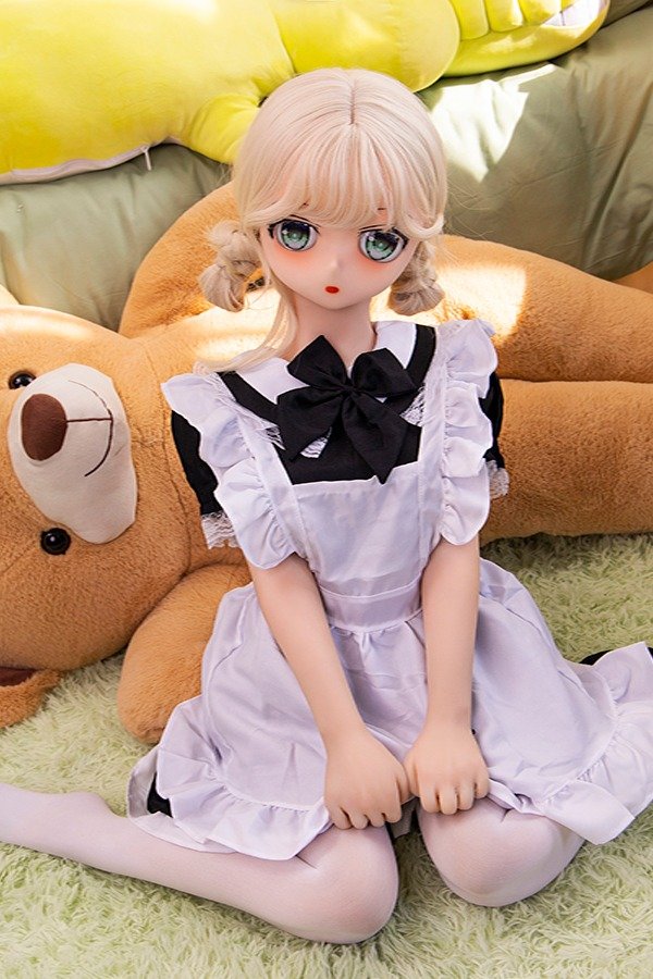 Cute Pretty Blonde Anime Sex Doll Avery 140cm