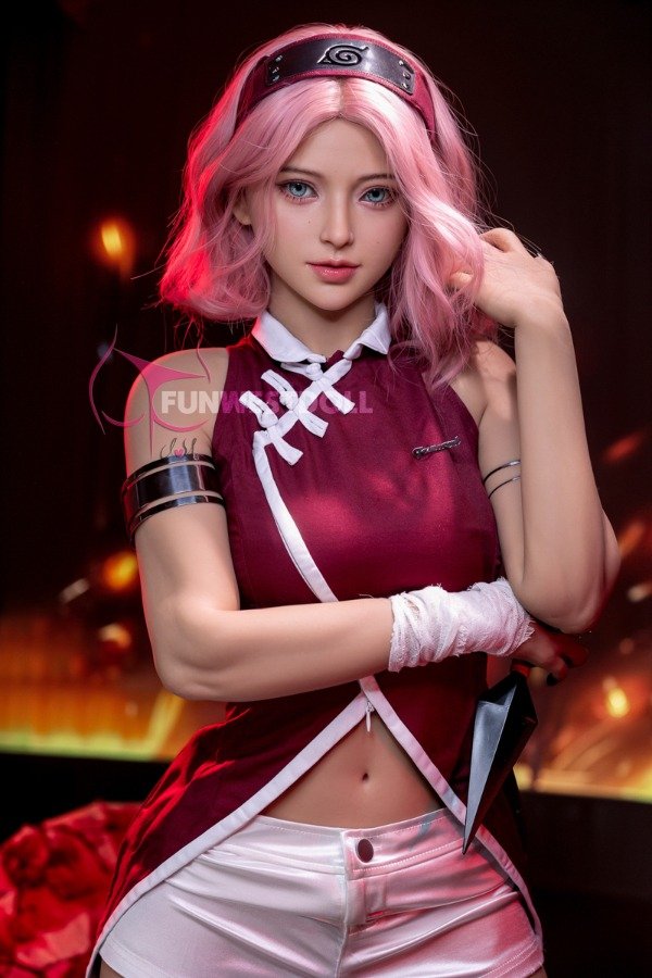 Pink Hair Anime Sex Doll Alice 159cm