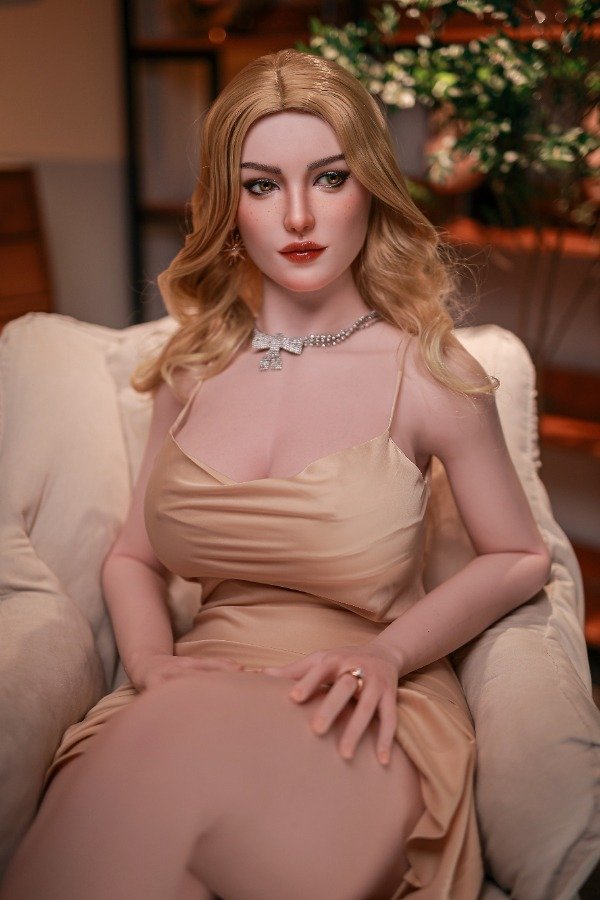 High End Busty Blonde Tall Silicone Sex Doll Alice 172cm