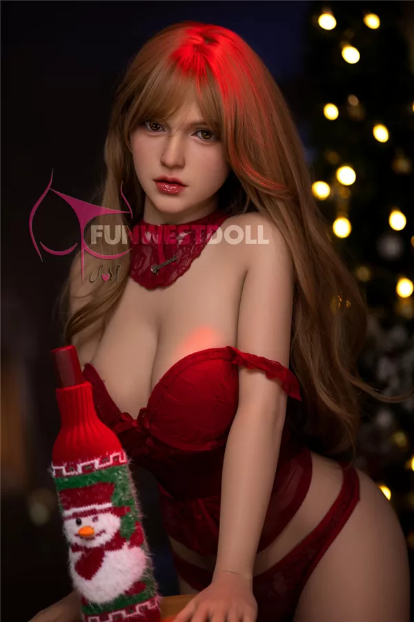Christmas Dress Up American Sex Doll Bella 155cm