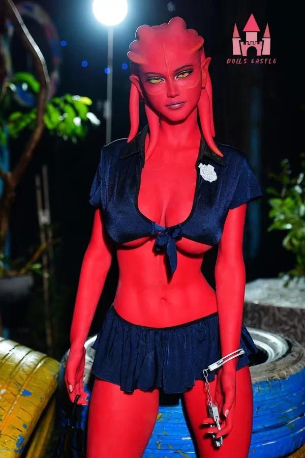 Red-skinned Alien Seductive Sex Doll Braelyn 160cm