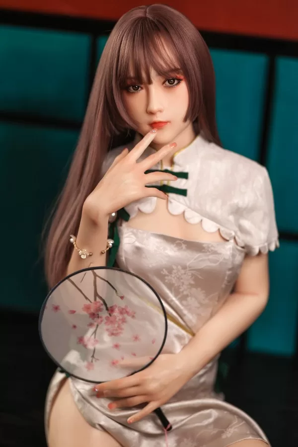 Charming Cheongsam Long Hair Sex Doll Isabel 158cm